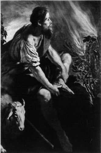 Моисей перед пылающим кустом Картина Д Фети 16131614 гг Вторая казнь - фото 10