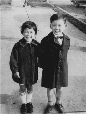 Marcia and me on our first day of kindergarten September 1941 In Vancouver - фото 4