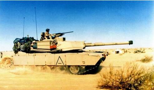 Американские танки во время военной операции Буря в пустыне Саудовская - фото 10