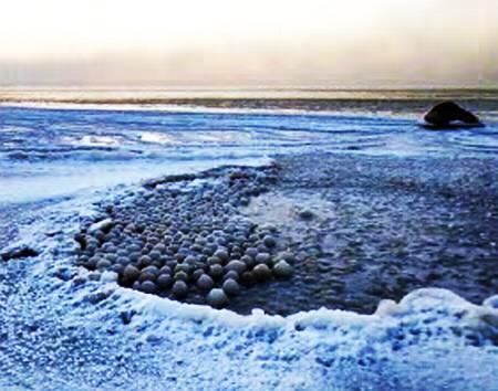 Удивительное природное явление зафиксировано на побережье Финского залива - фото 1