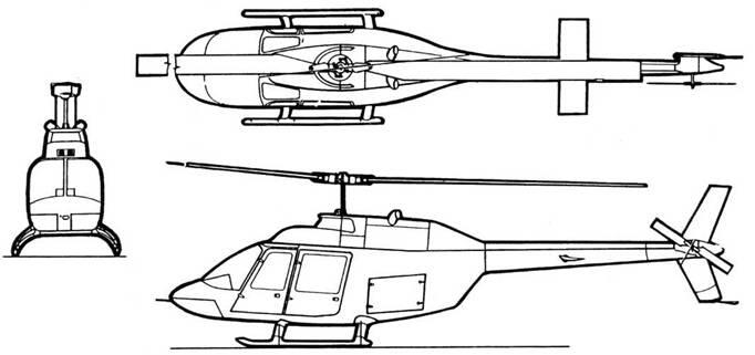 Схема вертолета Белл 206 Электронное оборудование включает пять связных - фото 35