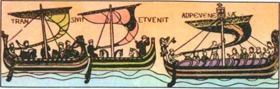 Корабли викингов Древний рисунок Время идёт быстро Когда сын Эйрика - фото 51