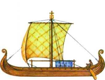 Корабль викингов Карта плавания викингов Как же ты ведёшь свою ладью - фото 53