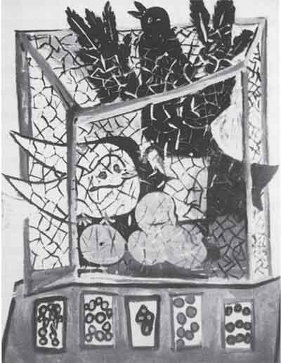 Пабло Пикассо Портрет Эльзы Скиапарелли 1933 На картине изображена клетка - фото 1
