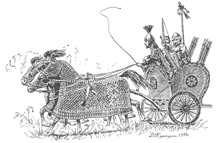 Рис 8 Арийская колесница XV в до н э В шестом типе колесниц микенском - фото 10