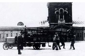 1908 Москва Линейка DaimlerMarienfelde стала вторым пожарным автомобилем в - фото 2