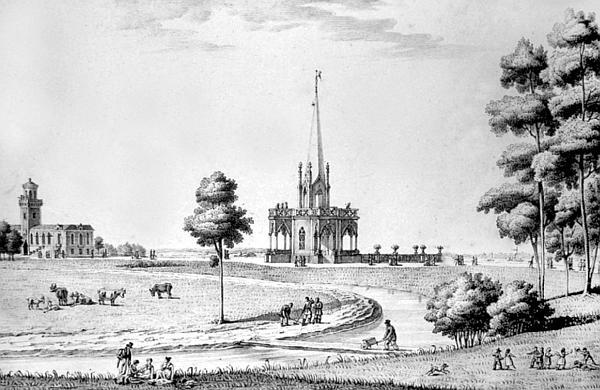 Екатерингоф Ферма и Львиный павильон 1824 год В другой части парка за - фото 4