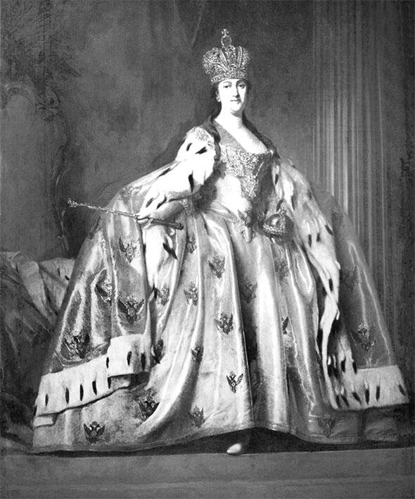 Екатерина II в коронационном уборе А П Антропов Портрет Елизаветы - фото 4