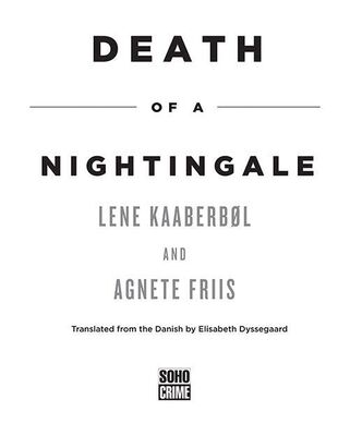 Lene Kaaberbol Death of a Nightingale