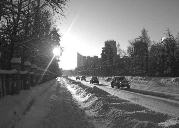 Проспект Тореза в морозный зимний день Фото автора январь 2011 г - фото 7