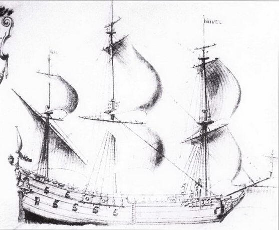 Флюйт торговое судно конца XVII чека Флюйт имел голландское происхождение - фото 1