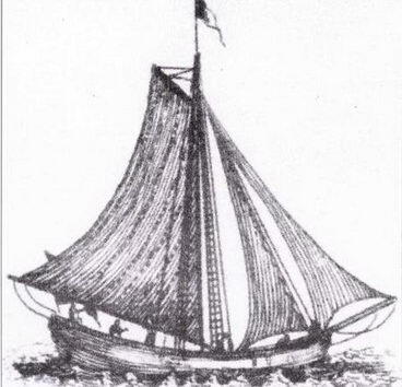 Карийский барк около 1720 г гравюра из Nouveau Voyage Лоба 1722 г Пираты - фото 9