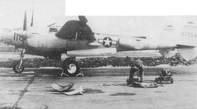 Командир 343й истребительной группы и его P38L Шемия Аляска 1945 г Цвета - фото 123