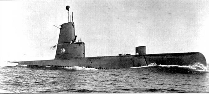 SS344 Гоббер дизельэлектрическая субмарина типа Балао периода Второй - фото 4