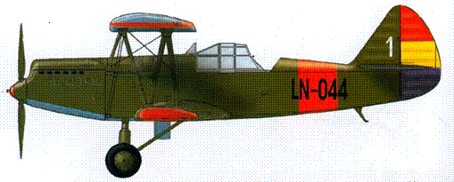 PZ испанских республиканских ВВС на котором летал командир 50 отдельной - фото 183