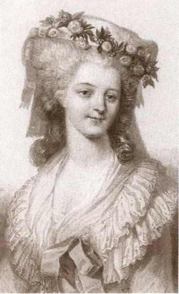 Луиза де Савуа Кариньян принцесса де Ламбаль Портрет работы М Э Л - фото 19