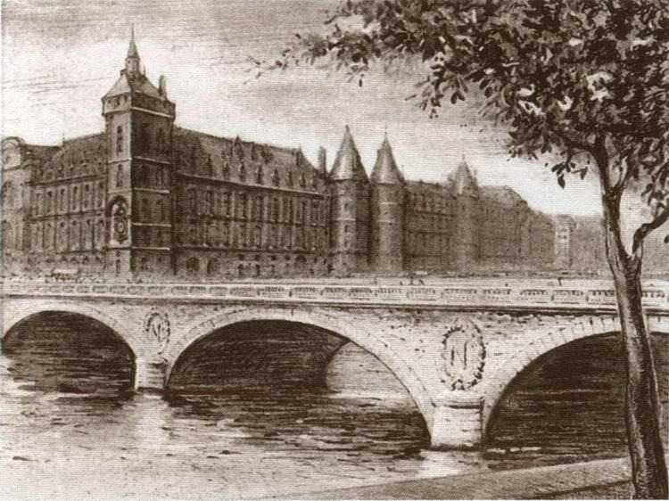 Консьержери и мост Менял Клятва в зале для игры в мяч 20 июня 1719 г - фото 45
