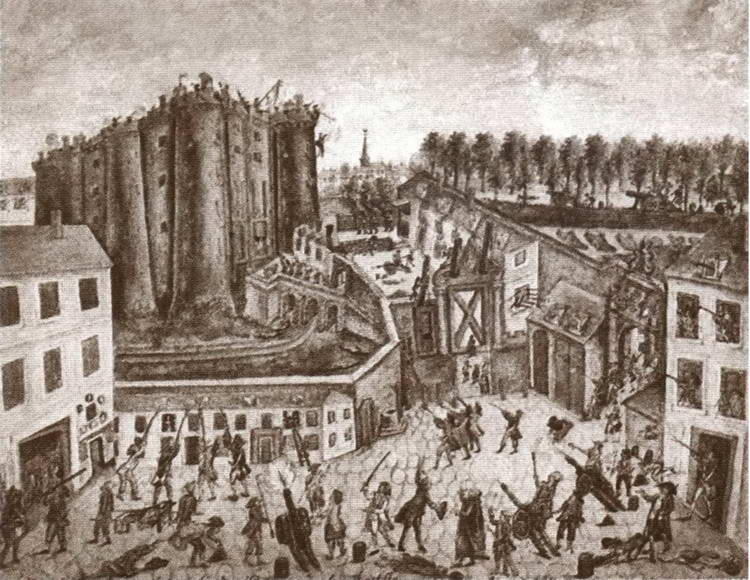 Взятие Бастилии Картина К Шола Толпа захватившая Версаль убила - фото 47