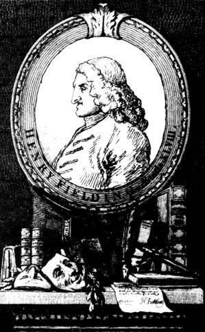 ГЕНРИ ФИЛДИНГ Портрет работы У Хогарта 1762 Выполнен по памяти восемь лет - фото 1