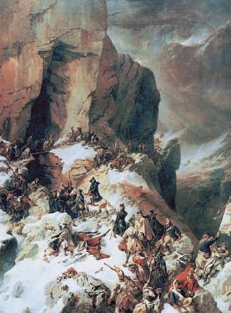 Переход русских войск через хребет Паникс в 1799 г Худ А Коцебу Шитая - фото 19