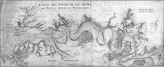 Долина Сены Карта XVIII в Реки впадавшие в Сену исчезли поток сбегавший с - фото 15