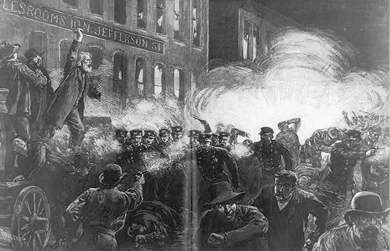 Хеймаркетская бойня 4 мая 1886 года Тогда американское правительство - фото 3