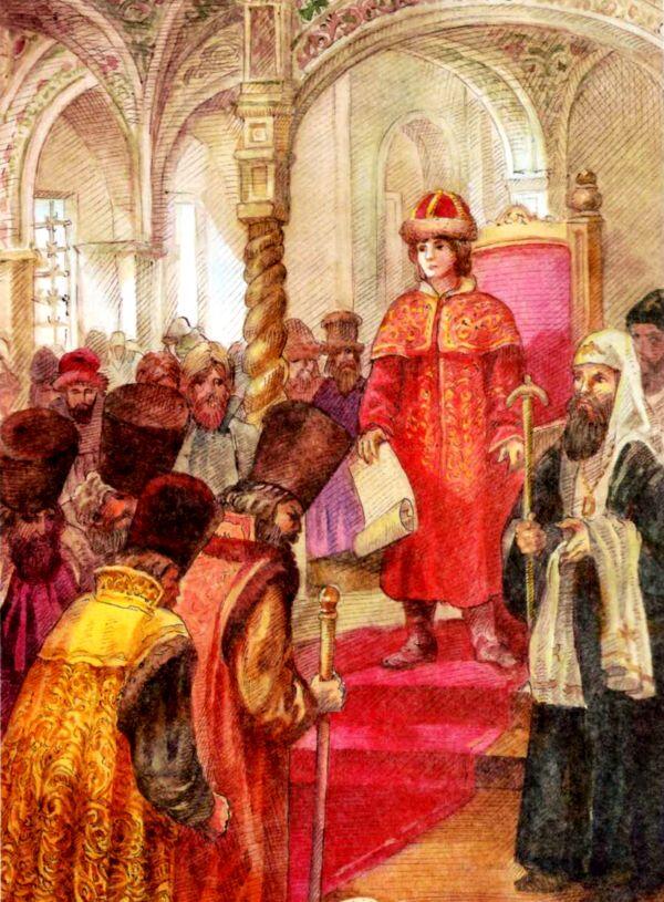 Однако прощенный им князь Суздальский не успокоился Он снова съездил в Орду с - фото 14