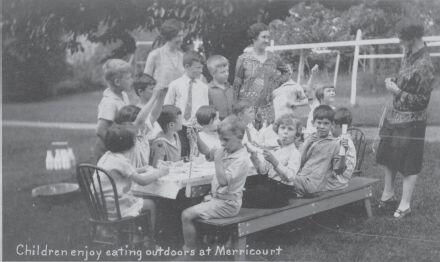 WG at Merricourt c 1928 that blond pageboy second from left in the - фото 2