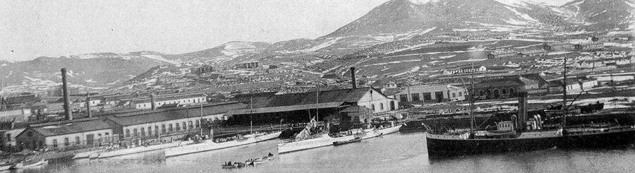 В ПортАртуре 1901 г Минный крейсер Абрек в Тулоне фото вверху и на - фото 72
