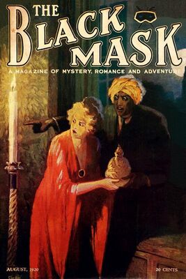 J. Thorne The Black Mask Magazine (Vol. 1, No. 5 - August 1920)