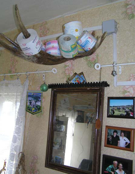Рис 13Зеркало с рогами Если такое зеркало повесить над раковиной или в - фото 7