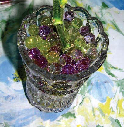 Рис 18Гелевые шарики в действии ваза с цветком розы Безопасно эстетично - фото 12