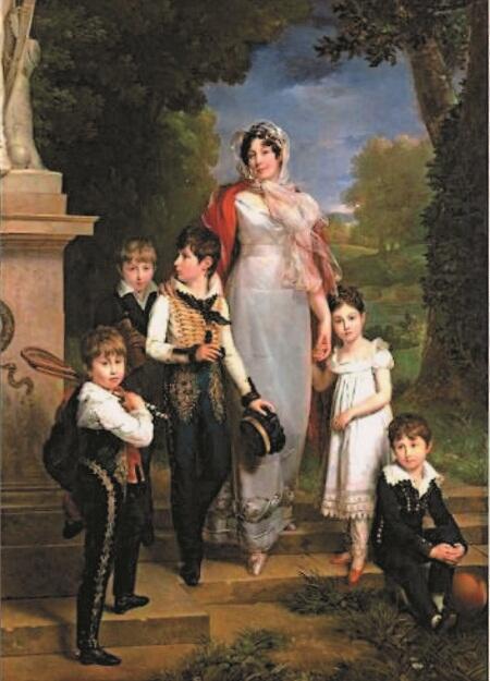 М Жерар Луиза Антуанетта Ланн герцогиня Монтенбелло с детьми 1814 г Ж - фото 55