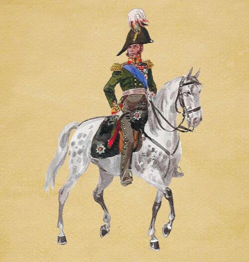 Р Кнётль Генерал русской армии в форме 1812 г Начало XX в Неизвестный - фото 54