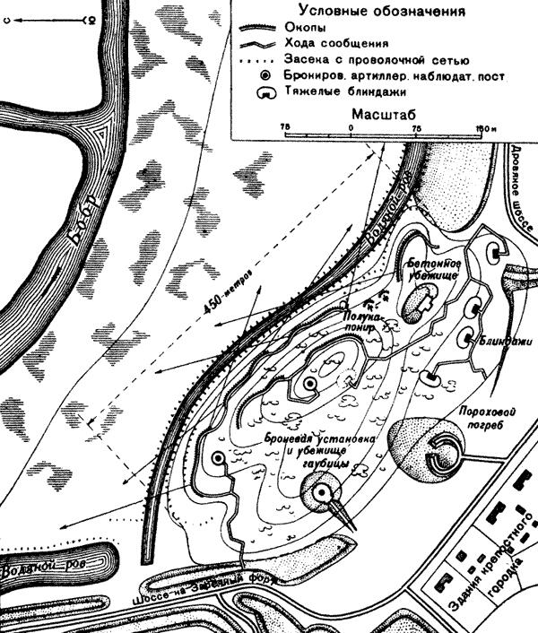 Схема 6 Схема укреплений на Скобелевой горе в книге рисунок неправильно - фото 8
