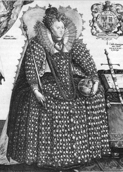 Гравюра Елизаветы I Криспена де Пасса опубликована в 1603 году Елизавета I - фото 7