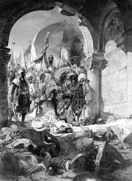 Вступление Мехмеда II в Константинополь Художник ЖанЖозеф БенжаменКонстан 29 - фото 12