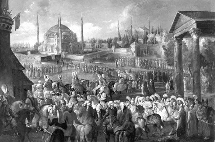 Шествие султана в Стамбуле Художник ЖанБатист ван Мур Нас с вами во многом - фото 15