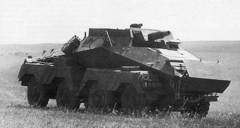 Тяжелый бронеавтомобиль SdKfz233 из состава разведывательного батальона - фото 11