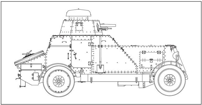 Бронеавтомобиль БА27 третьей партии выпуска 1930 года 3 Кузов броневой - фото 6