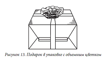 Подарочная упаковка с васильками Яркосиние васильки будут прекрасно смотреться - фото 13