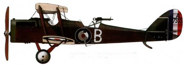 Английский бомбардировщик DH4 А7553 18я эскадрилья 1917 год - фото 140