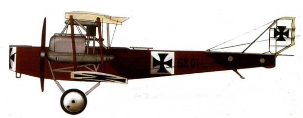 Австрийский бомбардировщик Бранденбург GI 6101 база ВинерНойштадт 1917 - фото 146