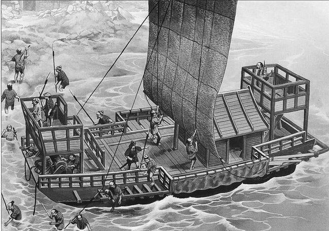 Банда пиратовваков высаживается на побережье Кореи 1380 г В XIV в - фото 14
