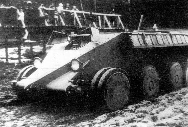 Первый БТ2 на испытаниях Зима 1933 года БТ2 БТ2 с - фото 4