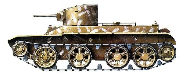 БТ2 с пушечнопулемётным вооружением 24я танковая дивизия 10й - фото 74