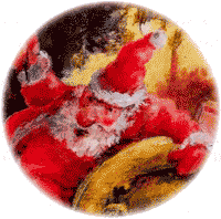 Толстяк вываливается из саней Гериберт вырезал формочками рождественские - фото 6