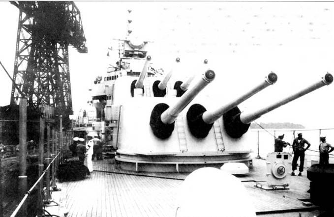 Главный калибр тяжелого крейсера Уичита 8дюймовые орудия с длинной ствола - фото 25