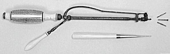 Ручной зубной бор Архимедов бор ручка из слоновой кости Сер XIX в По - фото 5
