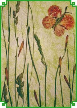 Бабочка в траве Кораблик на волнах Барышня в кокошнике - фото 141
